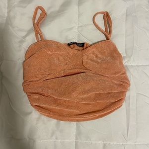 shein shimmery party tank top